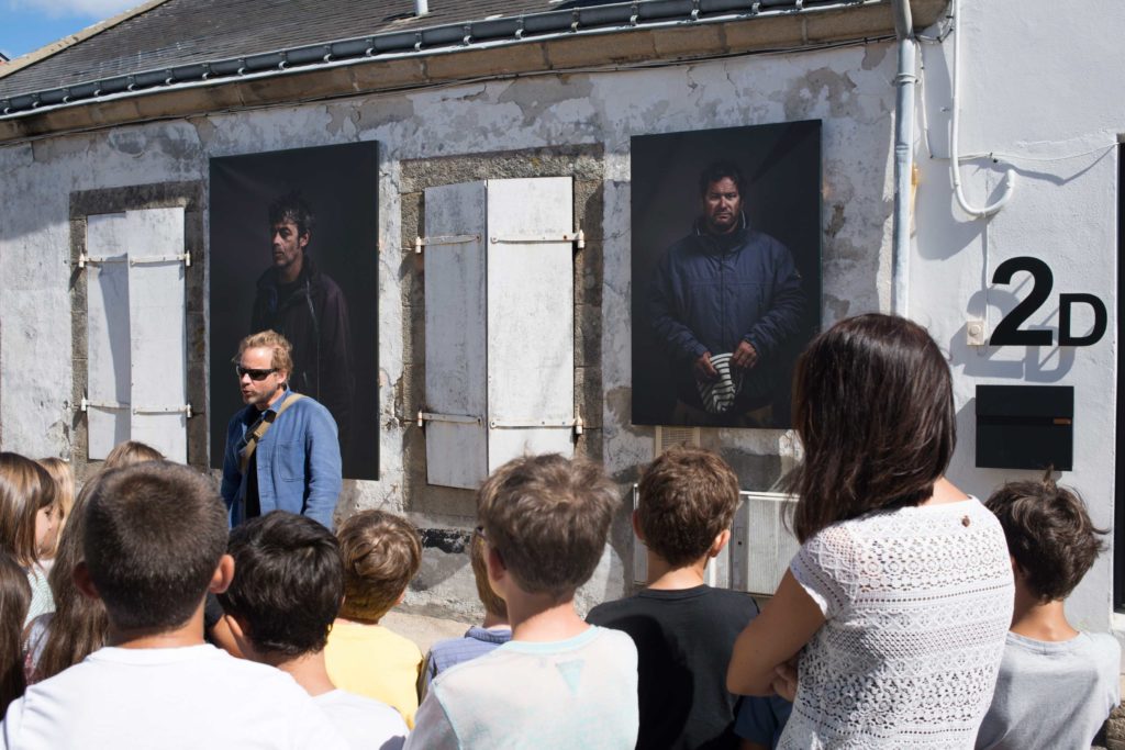 festival photo avec un groupe scolaire dans le Morbihan