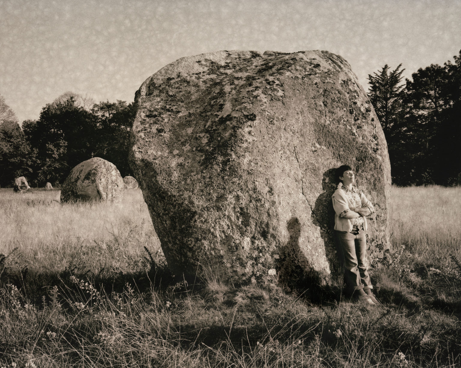 habitante des menhirs du Morbihan pour l'expo photo d'Israël Ariño et Clara Gassull