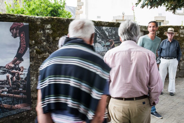 visite guidée du festival photo en Bretagne