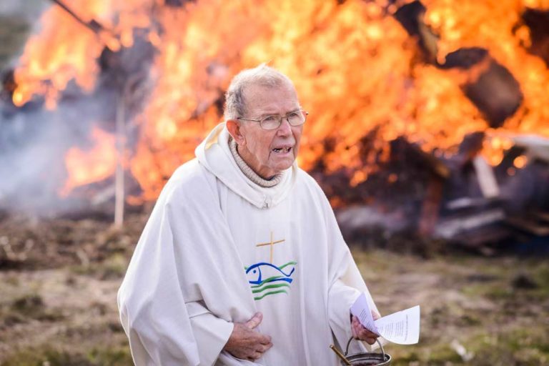 Plein Feu sur la St Goustan par Xavier Dubois